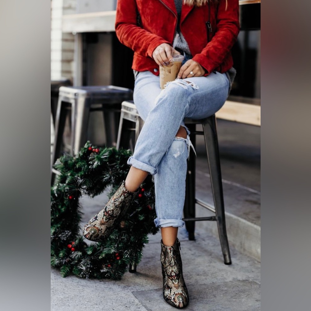 GORGEOUS Vintage 90s Wet Seal 100% Leather Rust Red/Orange Suede 70’s Style Coat - Picture 10 of 14